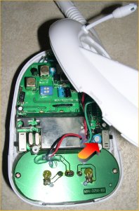Capacitor location on the transmitter