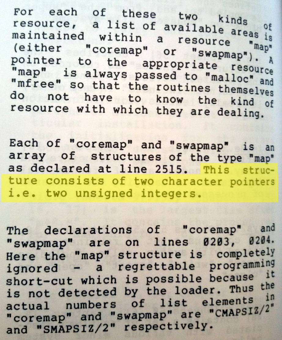 Character pointers as unsigned integers