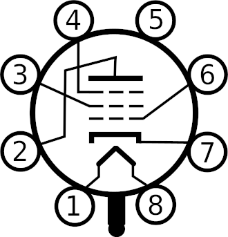 Octal base vacuum tube numbering (7AK7)