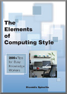 Book cover of The Elements of Computing Style